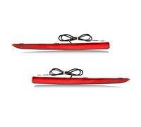SADQRG Luce Freno Riflettori Paraurti Posteriori A LED Completi per Lincoln MKZ 2013-2020 Fanale Posteriore/Freno Fendinebbia Posteriore Indicatore Direzione Terza Luce Freno Posteriore(Rosso)