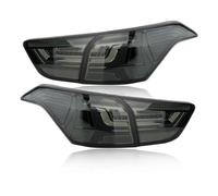 SADQRG Luce Indicatore Di Direzione Auto Luce Coda Per Hyundai Per IX25 Per Creta 2014-2017 Luci Posteriori Dinamica A LED Indicatori Di Direzione Lampada Arresto Freno Luci Freccia(Black 4PCS)