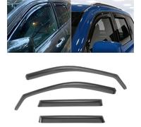 SADQRG Parapioggia Finestrino 4pcs Auto Finestrino Laterale Deflettore Nero Built-in Protezione Antipioggia per Jeep per Grand Cherokee 2014-2020 Deflettori d'Aria Finestra Visiera