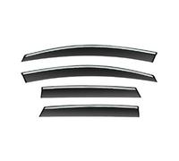 SADQRG Parapioggia Finestrino Auto Finestra Visiera per Trumpchi per GS3 per Emzoom per Yingsu II 2023-2026 Sun Guard Parabrezza Trim Deflettori d'Aria Finestra Visiera(with Bright Strips)