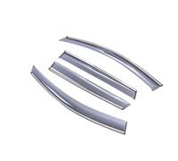 SADQRG Parapioggia Finestrino Auto Finestra Visiera per VW per Touareg X MK2 7P 2011~2018 Tende da Sole Pioggia Sopracciglio Protezione Copertura Deflettori d'Aria Finestra Visiera