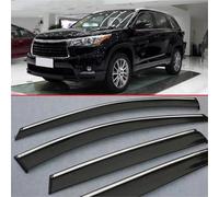 SADQRG Parapioggia Finestrino Finestra Deflettore Visiera Pioggia/Sole Guard Vent per Toyota per Highlander 2014-2019 Accessori Auto Deflettori d'Aria Finestra Visiera