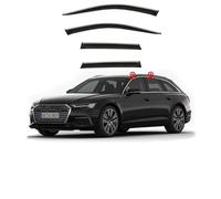 SADQRG Parapioggia Finestrino per A6 Wagon MK5 C8 2020-2022 Finestra Visiera Vent Ventvisor Deflettori Visiere Guard Shades Porta Deflettori d'Aria Finestra Visiera(Plating)
