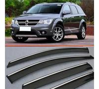 SADQRG Parapioggia Finestrino per Dodge per Journey 2013-2015 Finestra Deflettore Visiera Pioggia/Sole Guard Vent Accessori Auto Adesivi Deflettori d'Aria Finestra Visiera