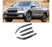 SADQRG Parapioggia Finestrino per Ridgeline 2006-2021 Finestrini Laterali Deflettori del Visiere Nero Guardia La Pioggia Porta Visiera Vent Deflettori d'Aria Finestra Visiera(2015-2021)