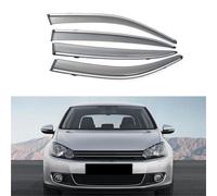 SADQRG Parapioggia Finestrino Visiera Finestrino per Auto per VW per Golf 6 Mk6 TDI GTI 2009-2013 Weathershield Sun Rain Deflettore Guard Window Deflettori d'Aria Finestra Visiera