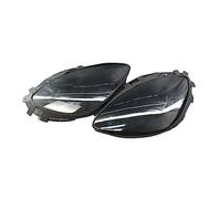 SADQRG Per Corvette C6 20936417 25785290 20789691 Auto Faro Del Len Coperture Guscio Faro Fari Anteriori(Grey)