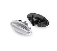 SADQRG Per Peugeot 307 107 1007 108 206 301 407 4007 607 Restyling Per Esperto Indicatore Laterale Segnale Di Girata Ripetitore Luci 2Pcs Indicatori Auto(No Dynamic Silver)