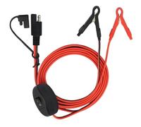 SAE Cable, Battery Charging Connector with Button Control, Quick Connect Adapter Cord for Motorcycle, RV, ATV, Tractor, Car, Lawn Mower, Trailer, Power Maintenance, Outdoor Equipment Charging