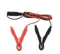 SAE per ricarica clip a coccodrillo 1,0 m 12 V 10 A con nucleo in rame puro guaina esterna da 3,5 mm e spessore parete 0,2 mm per una maggiore durata