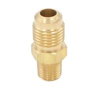 SAE Thread 1/2"-20 UNF Fit Tube OD 5/16" -1/8" NPT Male Brass SAE 45 Degree Pipe Fitting Adapters 1000PSI