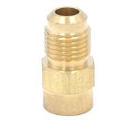 SAE Thread 1/2"-20 UNF Fit Tube OD 5/16" x 1/8" NPT Female Brass SAE 45 Degree Pipe Fitting Adapter
