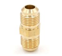 SAE Thread 5/8"-18 UNF Fit Tube OD 3/8" Straight Brass SAE 45 Degree Pipe Fitting Adapter