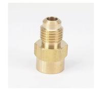 SAE Thread 7/16"-20 UNF Fit Tube OD 1/4" -1/8" NPT Female Brass SAE 45 Degree Pipe Fitting Adapters 1000 PSI