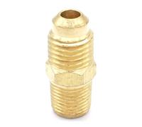 SAE Thread 7/16"-20 UNF Fit Tube OD 1/4" -1/8" NPT Male Brass SAE 45 Degree Pipe Fitting Adapters 1000PSI