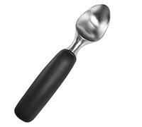Saebye Porzionatore per gelato in acciaio inox, cucchiaio professionale per gelato, con comoda impugnatura antiscivolo, porzionatore per palline di ghiaccio, gelato, pasta, melone
