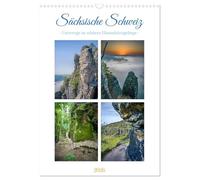 Sächsische Schweiz - Unterwegs im schönen Elbsandsteingebirge (Wandkalender 2026 DIN A3 hoch), CALVENDO Monatskalender: Entdecke die magische ... aus dem wildromantischen Elbsandsteingebirge.