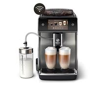 Saeco GranAroma Deluxe Macchina da Caffè Automatica - Wi-Fi Integrato, 18 Bevande, Display Touch Intuitivo, 6 Profili Utente, Macinacaffè in Ceramica (SM6685/00)