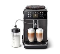 Saeco GranAroma, Macchina Caffè Automatica, 14 Bevande, Montalatte Auto | 14 bevande programmabili, macinacaffè in ceramica, Aroma Extract, 4 profili utente, cappuccinatore, grigio (SM6580/10)