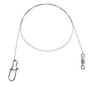 Saeger 10IT4039507207755IT10 Acciaio Surfcasting Tb Leader 5 Kg/20 Cm - Estremamente Sottile - 2 Pezzi Per Ogni Pacchetto Di Cantante/Iron Claw
