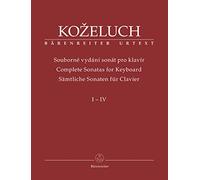 Sämtliche Sonaten für Clavier (Klavier) I-IV. Sonaten 1-50. Sämtliche 4 Bände zum Paketpreis. Spielpartituren, Urtextausgabe