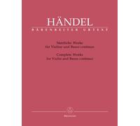 Sämtliche Werke für Violine und Basso continuo. Partitur mit Stimmen, Urtextausgabe