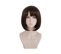 Saenai Heroine No Sodate-kata Katou Megumi Parrucche Cosplay Marrone Corto Bobo Capelli sintetici Parrucca costume anime + Cappellino parrucca KUMZ9289