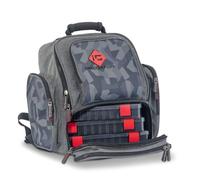 Sänger Top Tackle Systems Iron Claw Back Packer I - Zaino da pesca, in poliestere 400D, 34 x 23 x 40 cm, con 3 scatole Vario 275, spazioso scomparto principale, spallacci