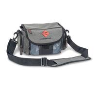 Sänger Top Tackle Systems Iron Claw Buddy Bag, borsa da pesca, 30 x 16 x 18 cm, con 3 scatole Vario 205, sistema Quick-Lock, per pesca alla trota e accessori da pesca, grigio