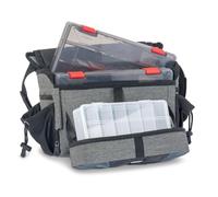 Sänger Top Tackle Systems Iron Claw Hip Bag II, marsupio capiente per pescatori, 30 x 17 x 20 cm, con 2 scatole Vario, borsa da pesca per pesca spinning