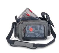 Sänger Top Tackle Systems Iron Claw Jig Bag I, borsa da pesca in poliestere 400D, nero, 40 x 24 x 21 cm, con 2 scatole Vario, per pesca predatori, borsa per esche artificiali