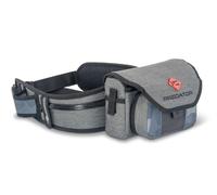 Sänger Top Tackle Systems Iron Claw Sliding System Bag, borsa da pesca in poliestere 400D, 24 x 11 x 16 cm, nero, con sistema a gancio Quick-Lock, 2 scatole vario, marsupio, per pesca predatori