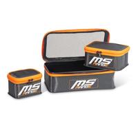 Sänger Top Tackle Systems MS Range Eva Bait - Set di 3 contenitori per esche ventilate, con coperchio a rete