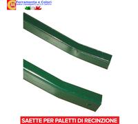 Saette Per Paletti Metallici Plasticato Verde Saetta Acciaio Paletto 10 Pezzi