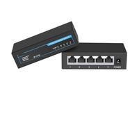 SAEVVCJWW 1 PCS 5 8 10 Porte Gigabit Switch Fast Ethernet Switch 1000Mbps Smart Switch di Rete Gigabit Ad Alte Prestazioni RJ45 Hub Internet Splitter (Color : 1005G)