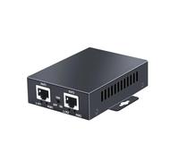 SAEVVCJWW Extender Poe a 2 Porte 10/100Mbps con IEEE 802.3at/802.3af 1 Ingresso 2 uscite Ripetitore Poe Plug And Play