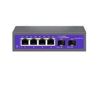 SAEVVCJWW Switch di Rete Ethernet 2.5G Plug And Play Multi-Gigabit da 2,5 Gbps Non gestito a 4 Porte (Color : EU Plug)