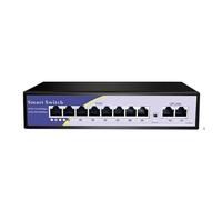 SAEVVCJWW Switch Poe 48V 8 Porte 100Mbps Porta IEEE 802.3 AF/at Switch Ethernet