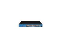 SAEVVCJWW Switch Poe Gigabit Completo Switch Ethernet 10/100/1000M Alimentatore Integrato da 300 W Switch Intelligente AI (Color : EW-S1827CG-AP)