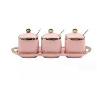 SAeWare Barattolo per condimenti Contenitore per spezie Barattolo in ceramica per condimenti Barattolo per condimenti Barattolo per condimenti Bottiglia per condimento Barattolo di zucchero Scatola