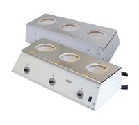 SAF Wärmetechnik KM-R3 LabHEAT - Riscaldatore in serie, 3 x 1000 ml, 3 x 495 Watt, 230 Volt, larghezza 580 mm, altezza 150 mm, lunghezza 290 mm