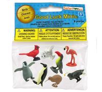Safari 100217 Good Luck Minis Fun Packs Uccelli Miniatura