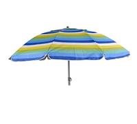 Safari 43314 - Paraluce in policotta, a Righe, con Protezione UV, Ventosa, 200 cm, Multicolore
