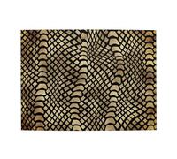 Safari Africano Nero Oro Pitone Pelle di Animale Seppia, Puzzle da 500 Pezzi per Adulti - Puzzle in Legno per Adulti Anziani