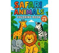 Safari Animals: Coloring book
