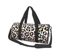 Safari con stampa animalier in pietra leopardata, Borsone da viaggio di grande capacità Borsa rotonda Borsa da viaggio sportiva Borsa da viaggio Borsa da fitness