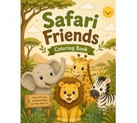 Safari Friends: Coloring Book