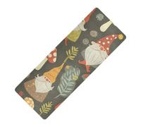 Safari Fungo Babbo Natale stampato yoga stuoie per la palestra di casa, gomma naturale antiscivolo, con borsa per il trasporto tapete para ejercicio 180,3 x 66 cm