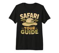 Safari Guida Turistica per Uomini Donne Bambini Zoo Safari Maglietta Premium