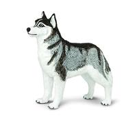 Safari Ltd Cane Husky Siberiano 8.3 cm | Figure di cani e gatti | Giocattoli per bambini | Non tossico e privo di BPA | Adatto per bambini dai 3 anni
